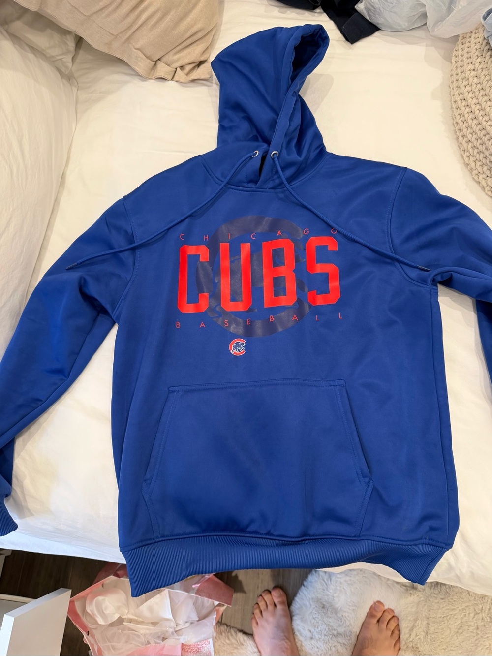 Chicago Cubs Men's Blue Pullover Hoodie